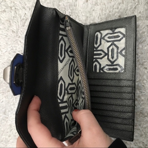 Rebecca Minkoff Safiano Turn Lock Mason Wallet - Picture 9 of 16